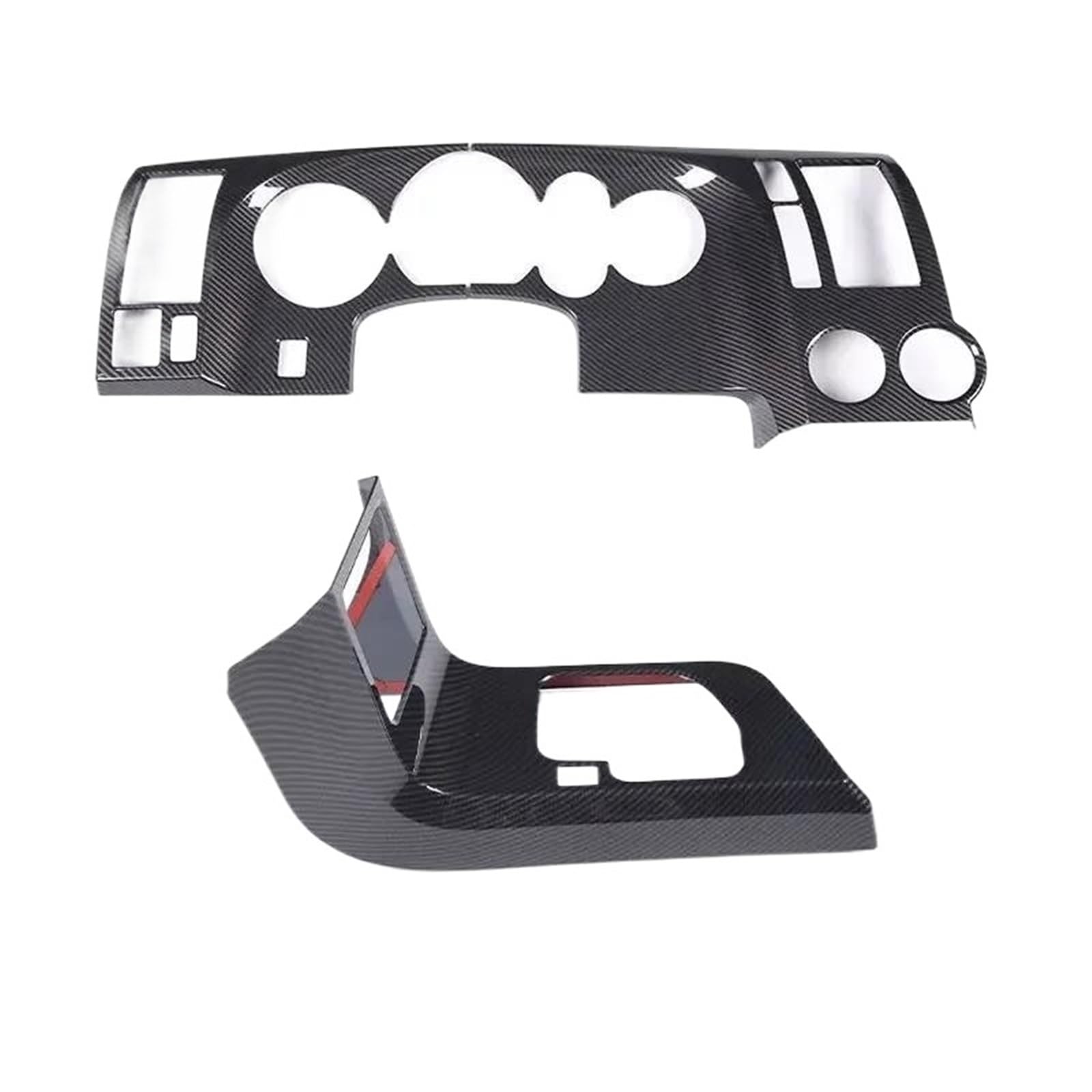 Interieur Dekor Für Toyota Für Tundra 2007-2013 ABS Auto Armaturenbrett Große Panel Dekorative Abdeckung Aufkleber Auto Innen Teile Interieur TüRverkleidungen Dekor(Style 3) von QFJFBGGH