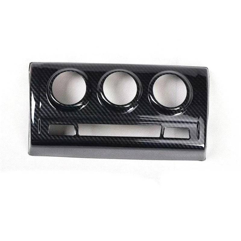 Interieur Dekor Für Toyota Für Vios FS Für Yaris L 2016-2020 Auto Klimaanlage Einstellen Schalter Taste Panel Abdeckung ABS Interieur TüRverkleidungen Dekor(Carbon Pattern) von QFJFBGGH