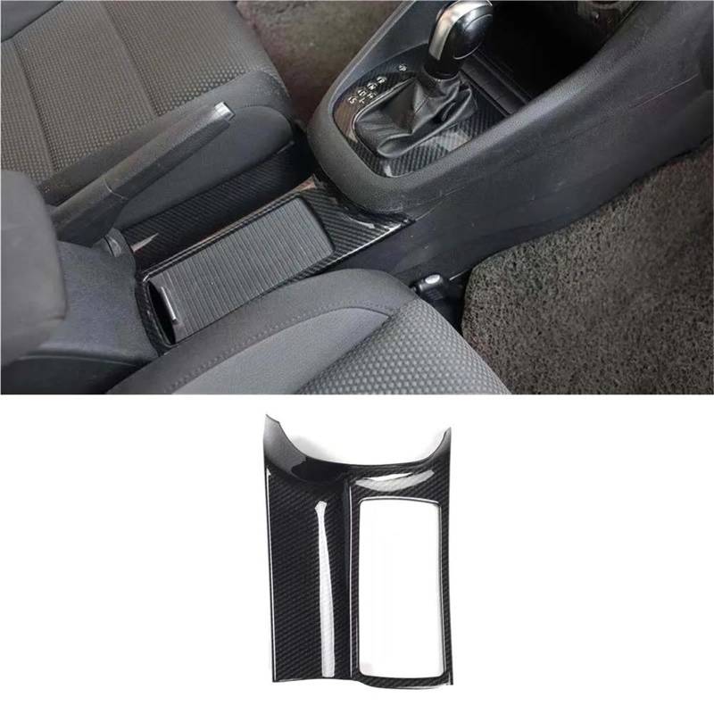 Interieur Dekor Für VW Für Golf 6 2010-2012 LHD Und RHD Auto Innen Wasser Tasse Halter Rahmen Trim Styling Innen Interieur TüRverkleidungen Dekor(Carbon Pattern) von QFJFBGGH