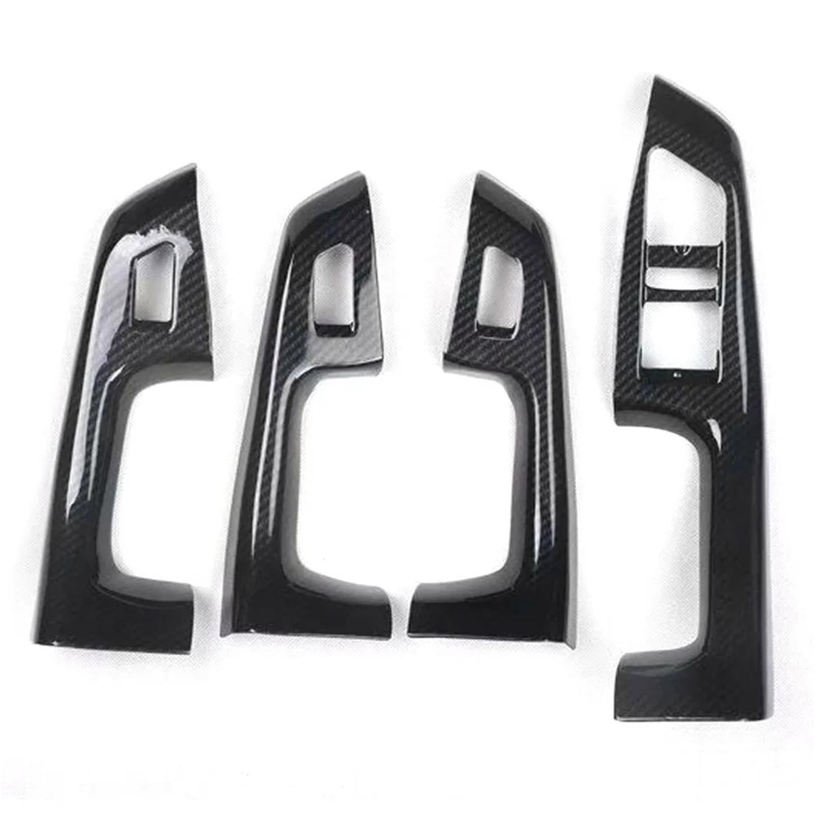 Interieur Dekor Für VW Für Sagitar 2015-2018 Auto Fensterheber Schalter Panel Abdeckung Aufkleber ABS Auto Styling Trim 4Pcs Interieur TüRverkleidungen Dekor(Carbon Pattern) von QFJFBGGH
