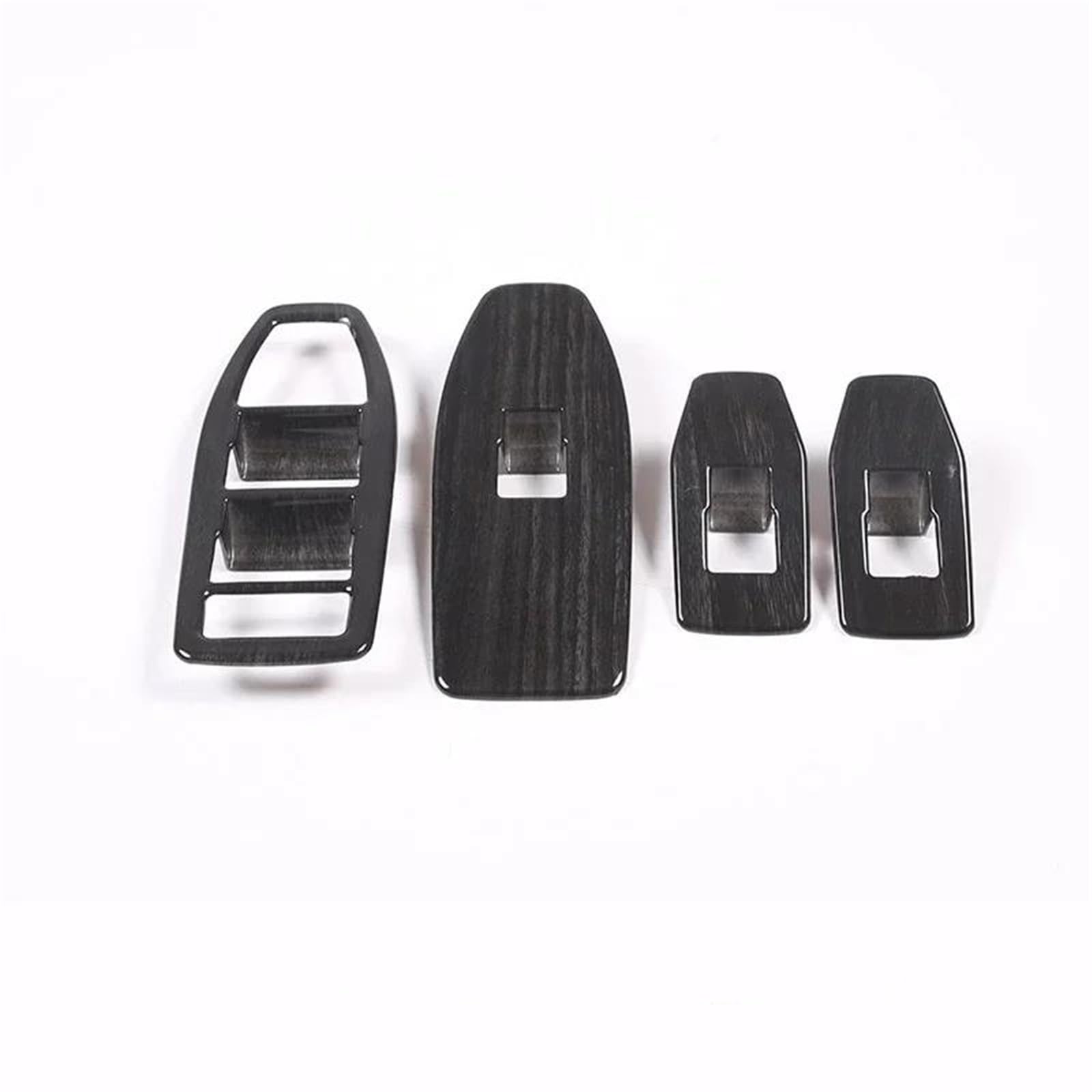 Interieur Dekor Für X1 IX1 U10 U11 2023-2024 ABS Auto Fensterheber Schalter Taste Abdeckung Trim Aufkleber Auto Zubehör Interieur TüRverkleidungen Dekor(Wood grain) von QFJFBGGH