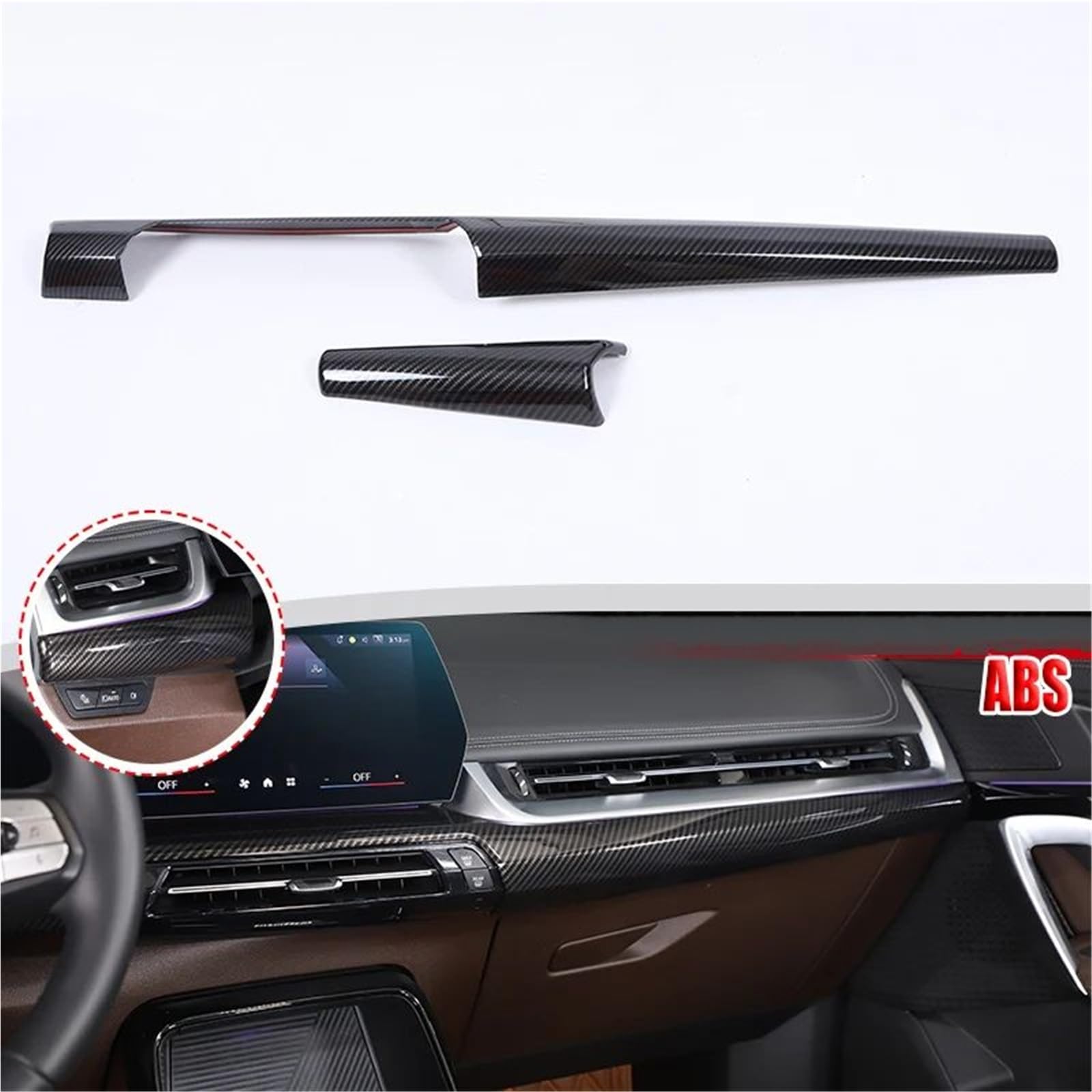 Interieur Dekor Für X1 U11 2023-2024 ABS Konsole Dashboard Panel Trim Trim Abdeckung Auto Innen Dekorative Aufkleber Interieur TüRverkleidungen Dekor Interieur Dekor Für X1 U11 2023-2024 ABS Konsole Dashboard Panel Trim Trim Abdeckung Auto Innen Dekorative Aufkleber Interieur TüRverkleidungen Dekor von QFJFBGGH