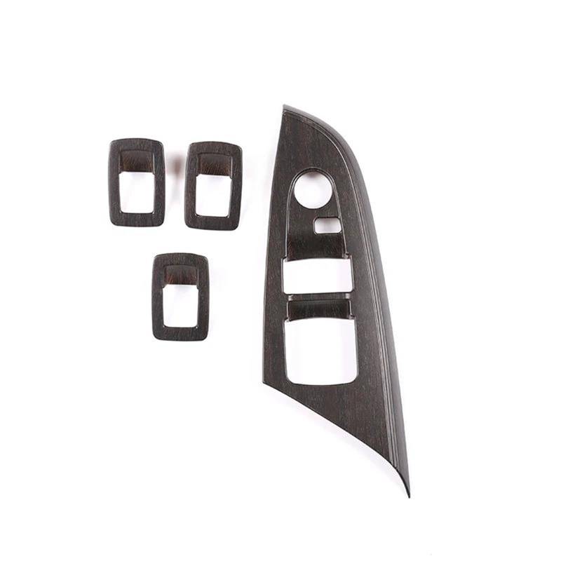 Interieur Dekor Für X3 X4 F25 F26 2011-2017 ABS Auto Fenster Glas Hebe Schalter Tasten Rahmen Dekoration Abdeckung Interieur TüRverkleidungen Dekor(Oak wood grain) von QFJFBGGH