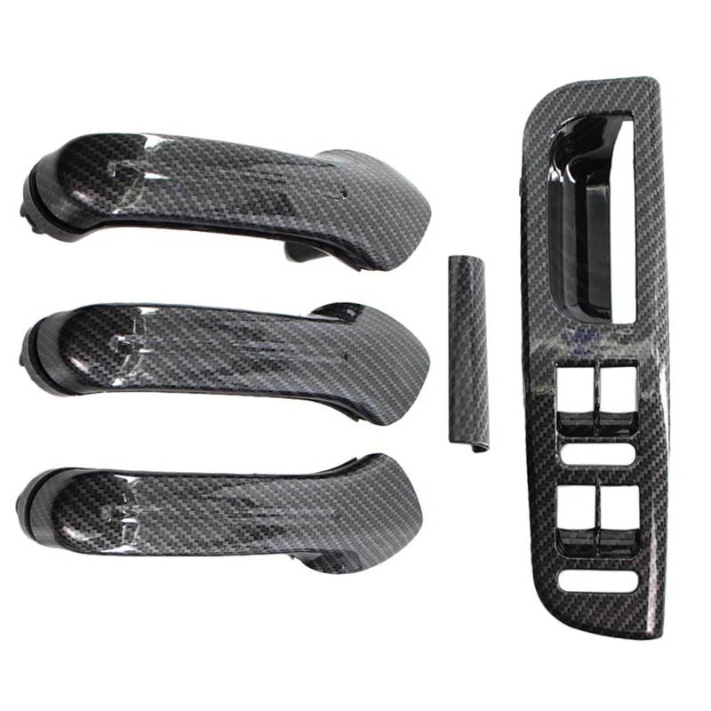 Interieur Dekor Innen Haltegriff Innen Türgriff Tür Armlehne Für VW Für Jetta Für Golf Für Bora MK4 1998-2004 Interieur TüRverkleidungen Dekor(RHD) von QFJFBGGH