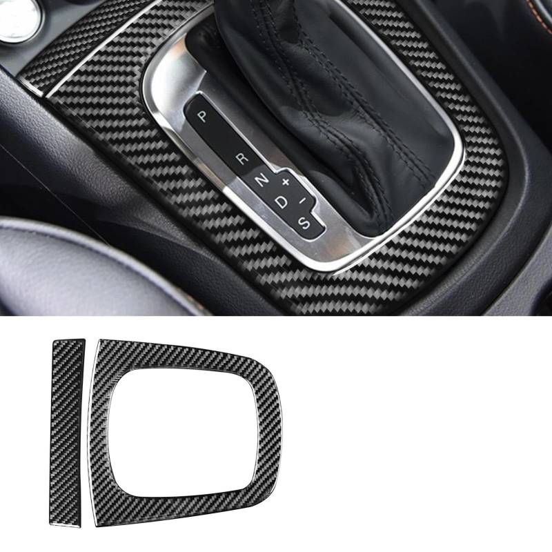 Interieur Dekor Kohlefasermuster Auto Zentralsteuerung Gangschaltung Panel Dekoration Abdeckung Aufkleber Für Q3 2013-2018 Interieur TüRverkleidungen Dekor von QFJFBGGH