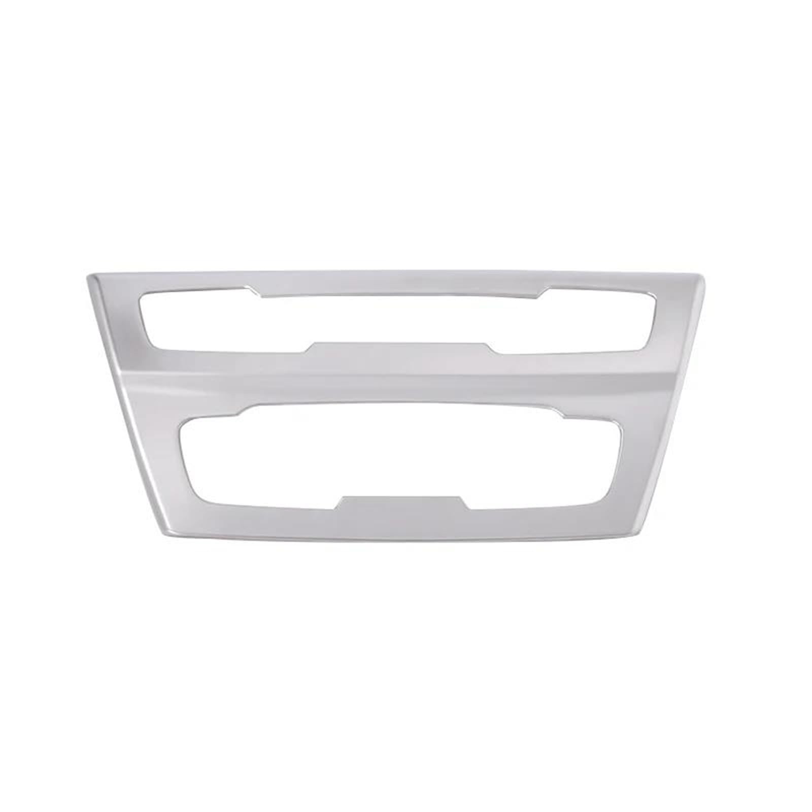 Interieur Dekor Konsole Klimaanlage Lautstärketaste CD-Panel Dekorative Rahmenabdeckung Für X1 F48 X2 F47 2016-2021 Interieur TüRverkleidungen Dekor(Silber) von QFJFBGGH