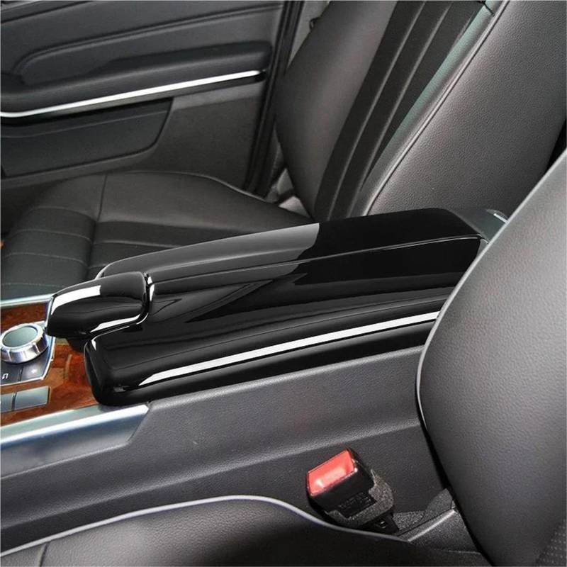 Interieur Dekor LHD Zentrale Steuerung Armlehne Aufbewahrungsbox Panel Trim Abdeckung Rahmen Für Benz Für E CLS Klasse Für W212 Interieur TüRverkleidungen Dekor(Schwarz) von QFJFBGGH