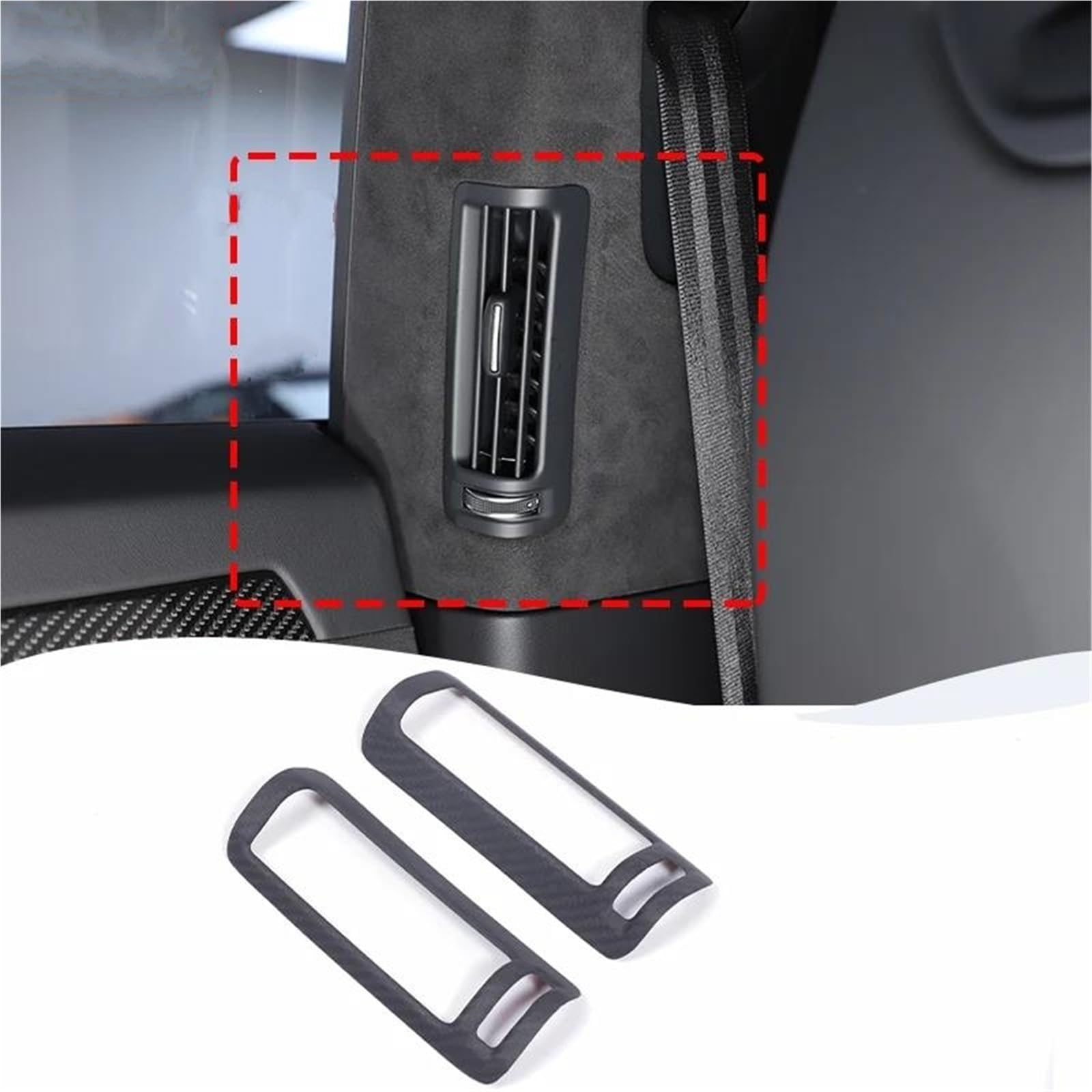 Interieur Dekor Matte Carbon Fiber Für URUS 2018-2023 Auto Dashboard Panel Center Klimaanlage Vents Dekoration Aufkleber Interieur TüRverkleidungen Dekor(Style 5) von QFJFBGGH