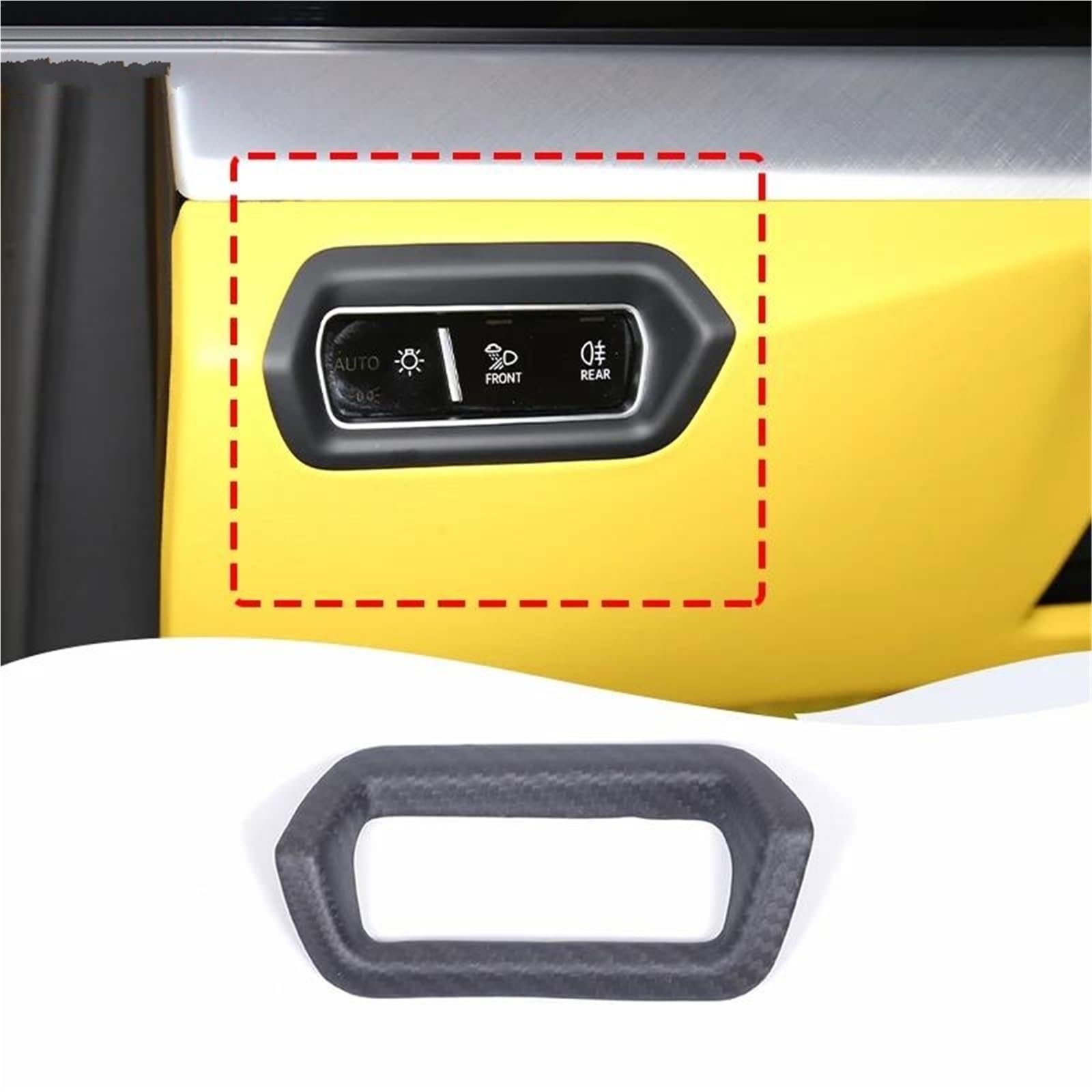 Interieur Dekor Matte Carbon Fiber Für URUS 2018-2023 Auto Dashboard Panel Center Klimaanlage Vents Dekoration Aufkleber Interieur TüRverkleidungen Dekor(Style 6) von QFJFBGGH