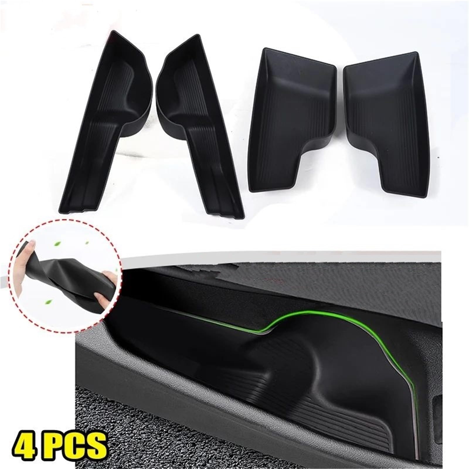 Interieur Dekor TPE Schwarz Für 5 Serie Auto Tür Lagerung Box Organizer Fach Wasserdicht Anti Schmutzig Tor Slot Pad Interieur TüRverkleidungen Dekor Interieur Dekor TPE Schwarz Für 5 Serie Auto Tür Lagerung Box Organizer Fach Wasserdicht Anti Schmutzig Tor Slot Pad Interieur TüRverkleidungen Dekor von QFJFBGGH