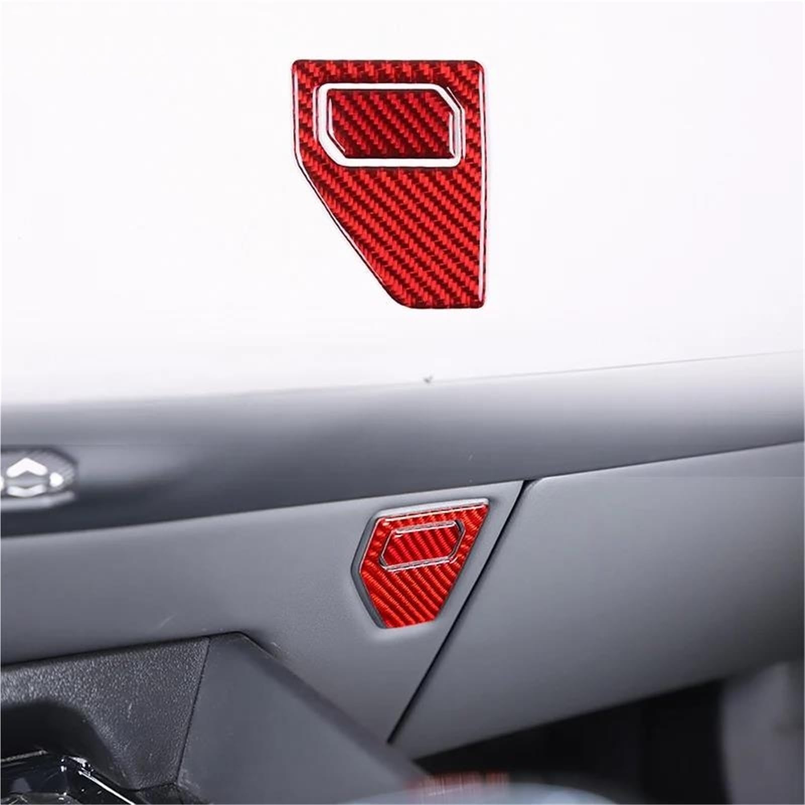 Interieur Dekor Weiches Carbonfasermuster Rotes Schalthebel-Dekorationsabdeckungs-Kit Für Die Mittelkonsole Für 5er-Serie Für G60 Interieur TüRverkleidungen Dekor(Carbon Texture 2) von QFJFBGGH