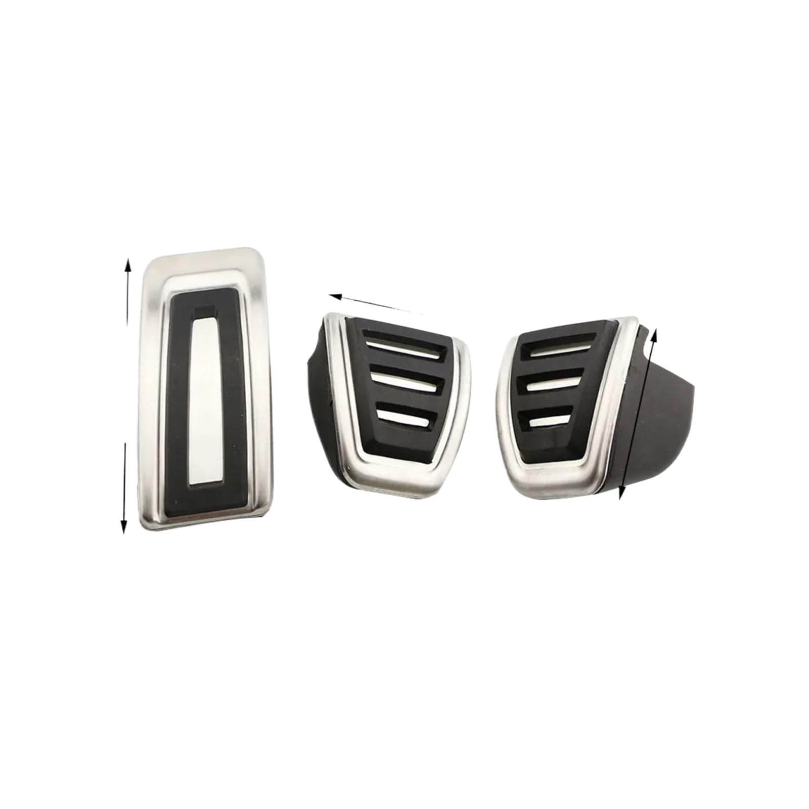 Fußstütze Bremse Für A3 8V 2013 2014 2015 2016 2017 2018 2019 2020 2021 Edelstahl Gas Bremse Fußstütze Pedal Schutz Abdeckung Auto Pedale Pedalkappen Abdeckung(MT Without Rest) von QGBKLZNZHP