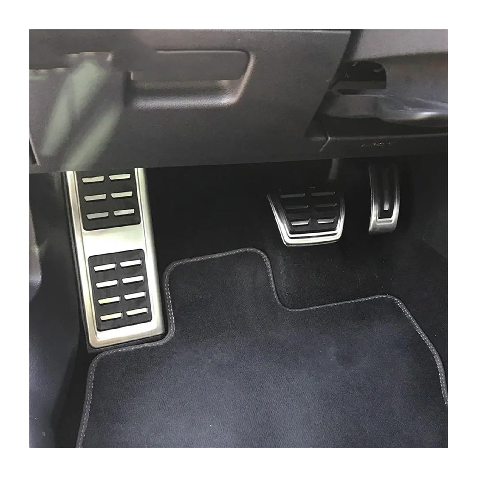 Fußstütze Bremse Für A3 8V 2013 2014 2015 2016 2017 2018 2019 2020 2021 Edelstahl Gas Bremse Fußstütze Pedal Schutz Abdeckung Auto Pedale Pedalkappen Abdeckung(at with Rest) von QGBKLZNZHP