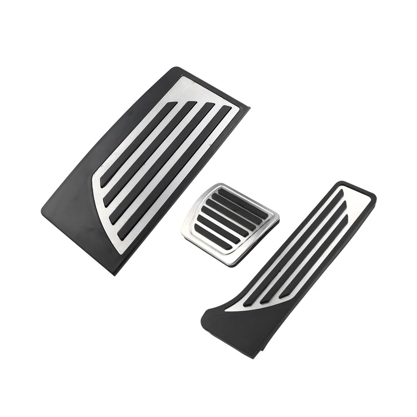 Fußstütze Bremse Für Alfa Für Romeo Für Giulia Für Stelvio 2016-2023 LHD Edelstahl Gas Beschleuniger Bremspedal Abdeckung Pads Teile at Sport Auto Pedale Pedalkappen Abdeckung(3PCS for Giulia) von QGBKLZNZHP