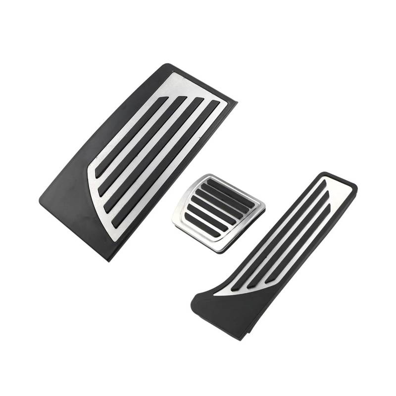 Fußstütze Bremse Für Alfa Für Romeo Für Giulia Für Stelvio 2016-2023 LHD Edelstahl Gas Beschleuniger Bremspedal Abdeckung Pads Teile at Sport Auto Pedale Pedalkappen Abdeckung(3PCS for Giulia) von QGBKLZNZHP