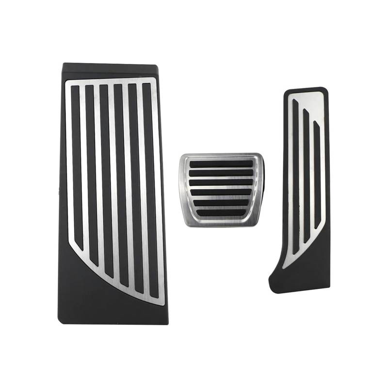 Fußstütze Bremse Für Alfa Für Romeo Für Giulia Für Stelvio 2016-2023 LHD Edelstahl Gas Beschleuniger Bremspedal Abdeckung Pads Teile at Sport Auto Pedale Pedalkappen Abdeckung(3pcs) von QGBKLZNZHP