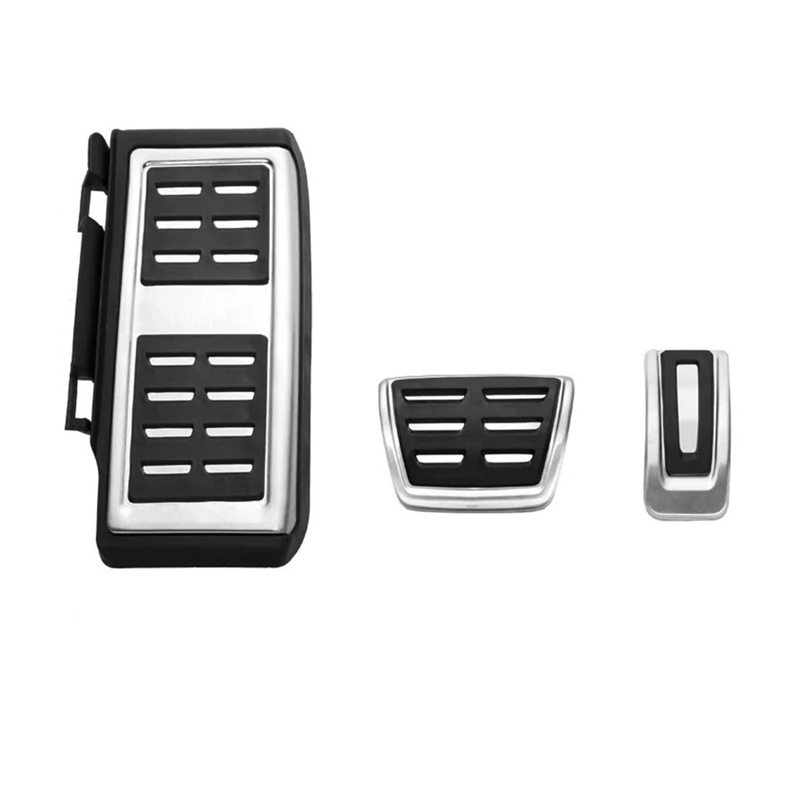 Fußstütze Bremse Für VW Für Golf 7 8 Für GTI MK7 Edelstahl Pedal Abdeckung Pedalkappen Abdeckung(at 3Pcs) von QGBKLZNZHP
