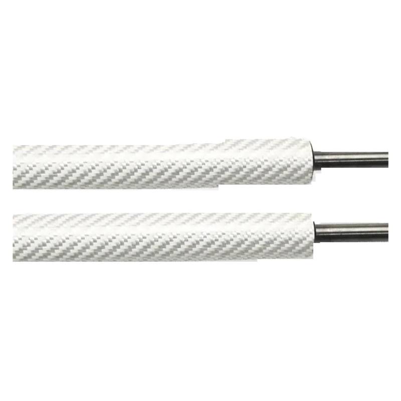 Gasdruckfeder Kofferraum Für Nissan Skyline R33 2-türig Für Coupé 1993-1998 Mit Spoiler Kofferraum Gasdruckfedern Dämpfer Heckklappenliftstützen Kofferraum Gasfeder(Silver Carbon Fiber) von QGBKLZNZHP