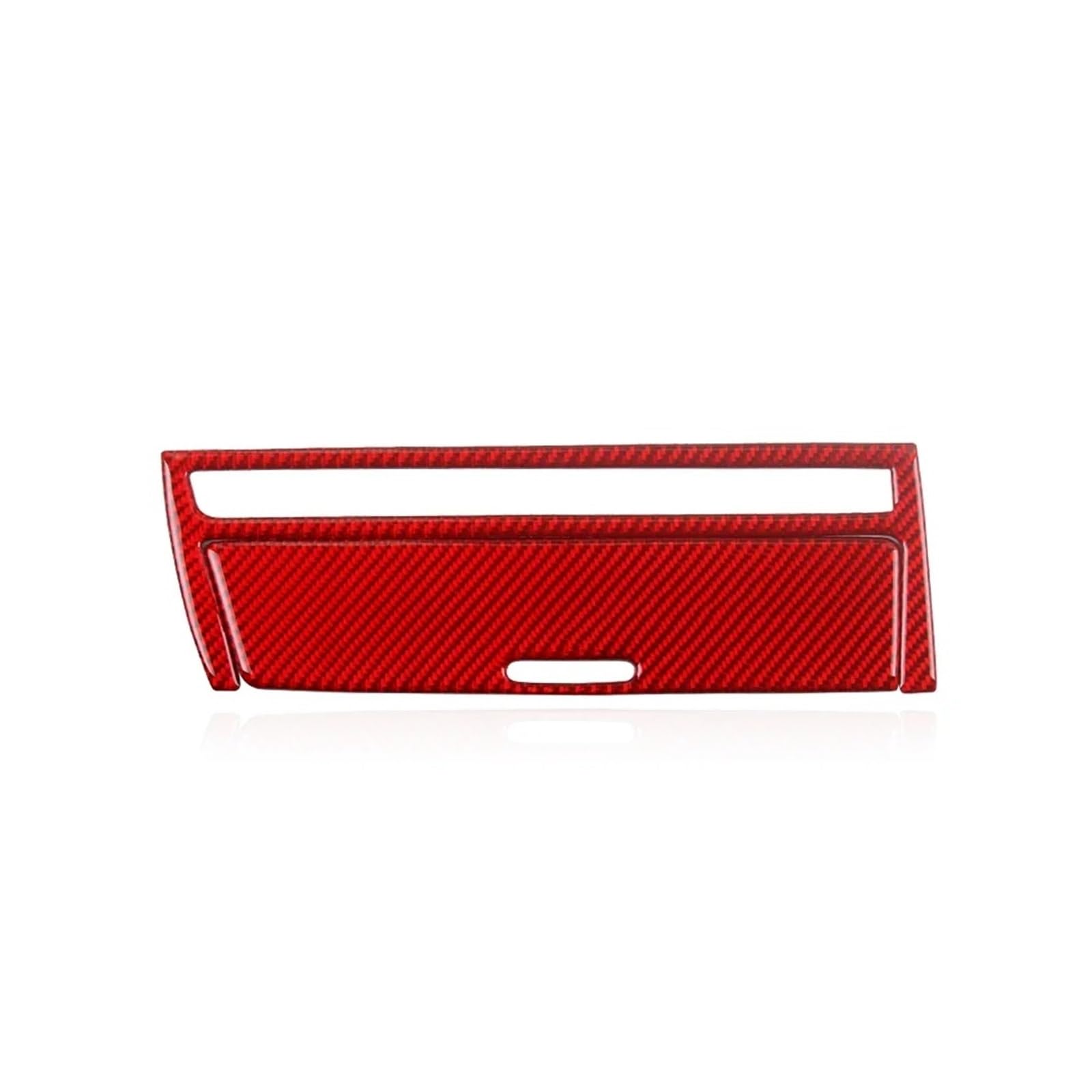 Mittelkonsolen-Abdeckung Für 3er E46 1998-2004 2 Stück Kohlefaser Armaturenbrett-Konsole Aschenbecher Box Panel Innenverkleidung Aufkleber Armaturenbrett-Abdeckung(Red) von QGBKLZNZHP