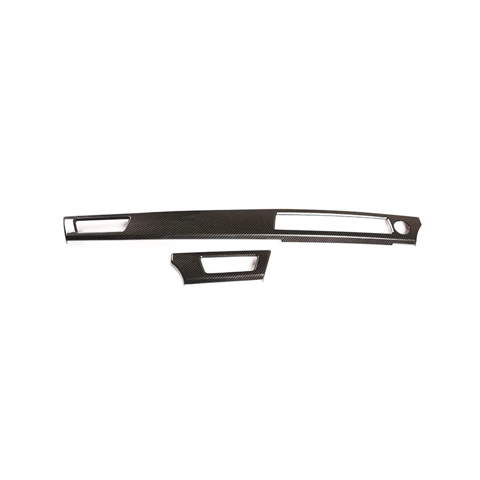 Mittelkonsolen-Abdeckung Für 3er E90 2005-2012 ABS-Kohlefaser-Innenraum-Armaturenbrett-Panel-Abdeckung Trim-Dekorationsaufkleber Autozubehör Armaturenbrett-Abdeckung(Carbon Fiber) von QGBKLZNZHP