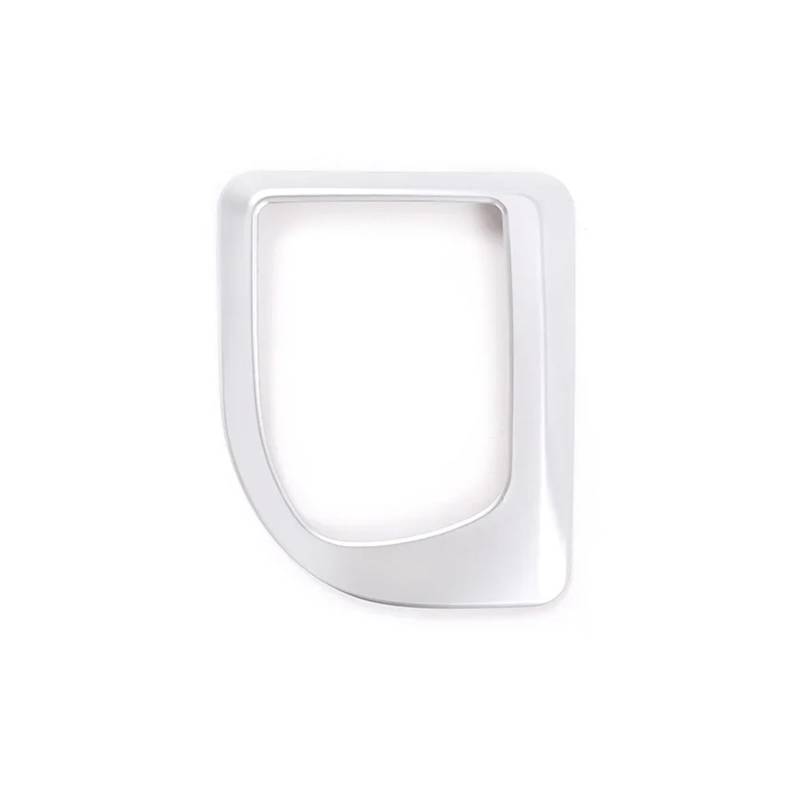 Mittelkonsolen-Abdeckung Für 5 Series E60 2004-2007 ABS Chrom Innere Mittelkonsole Schalthebelabdeckung Verkleidung Aufkleber Autozubehör Armaturenbrett-Abdeckung(Silver) von QGBKLZNZHP