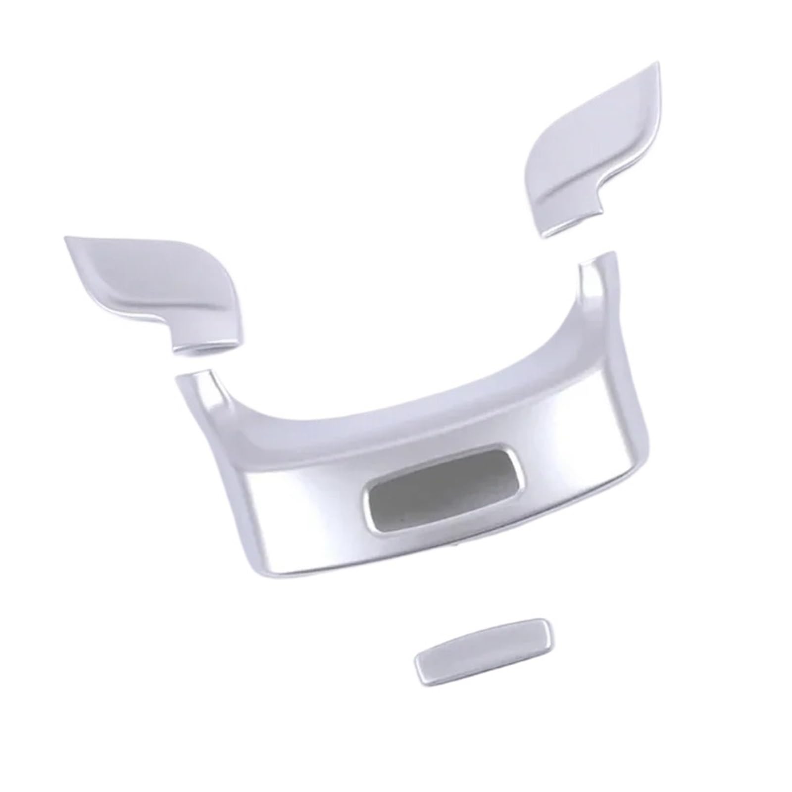 Mittelkonsolen-Abdeckung Für Benz B Für GLB Für GLA-Klasse W247 X247 H247 2020-2023 Auto-Mittelkonsole Armlehne Box Schalter Panel Abdeckung Trim Armaturenbrett-Abdeckung(Matte Silver) von QGBKLZNZHP