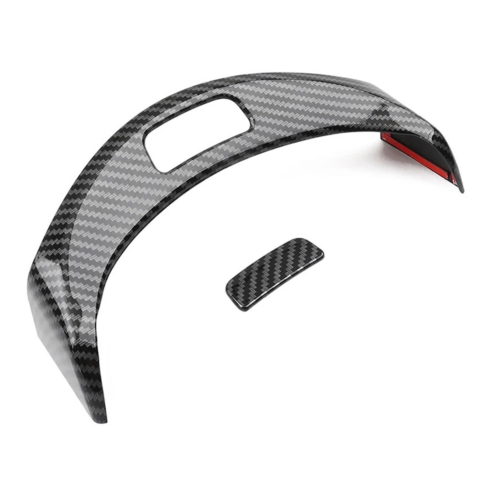 Mittelkonsolen-Abdeckung Für Benz C Für GLC-Klasse W205 X253 C180 C200 2015-2020 Mittelkonsole Armlehne Aufbewahrungsbox Knopfabdeckung Kohlefaser Schwarz Armaturenbrett-Abdeckung(Carbon) von QGBKLZNZHP
