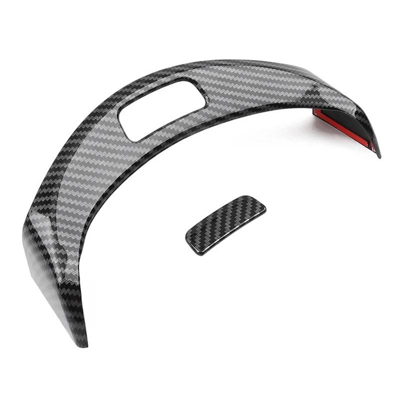 Mittelkonsolen-Abdeckung Für Benz C Für GLC-Klasse W205 X253 C180 C200 2015-2020 Mittelkonsole Armlehne Aufbewahrungsbox Knopfabdeckung Kohlefaser Schwarz Armaturenbrett-Abdeckung(Carbon) von QGBKLZNZHP