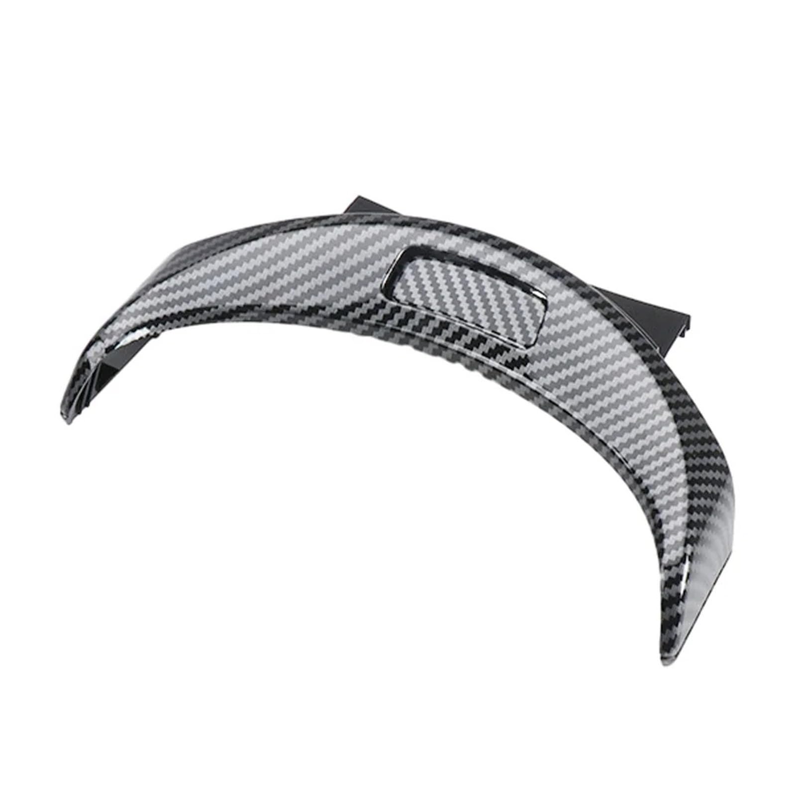 Mittelkonsolen-Abdeckung Für Benz C-Klasse W205 Für GLC X253 2015-2021 ABS Mittelkonsole Armlehne Schalter Knopf Verkleidung Abdeckung Ersatz Kohlefaser Schwarz Armaturenbrett-Abdeckung(Black) von QGBKLZNZHP