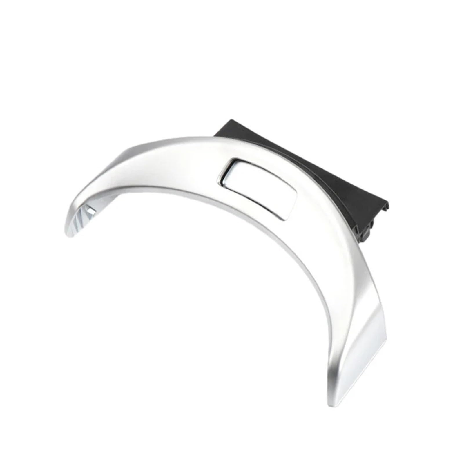 Mittelkonsolen-Abdeckung Für Benz C-Klasse W205 Für GLC X253 2015-2021 ABS Mittelkonsole Armlehne Schalter Knopf Verkleidung Abdeckung Ersatz Kohlefaser Schwarz Armaturenbrett-Abdeckung(Silver) von QGBKLZNZHP