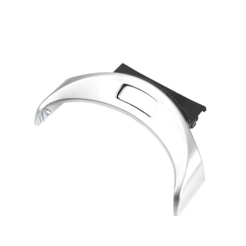 Mittelkonsolen-Abdeckung Für Benz C-Klasse W205 Für GLC X253 2015-2021 ABS Mittelkonsole Armlehne Schalter Knopf Verkleidung Abdeckung Ersatz Kohlefaser Schwarz Armaturenbrett-Abdeckung(Silver) von QGBKLZNZHP