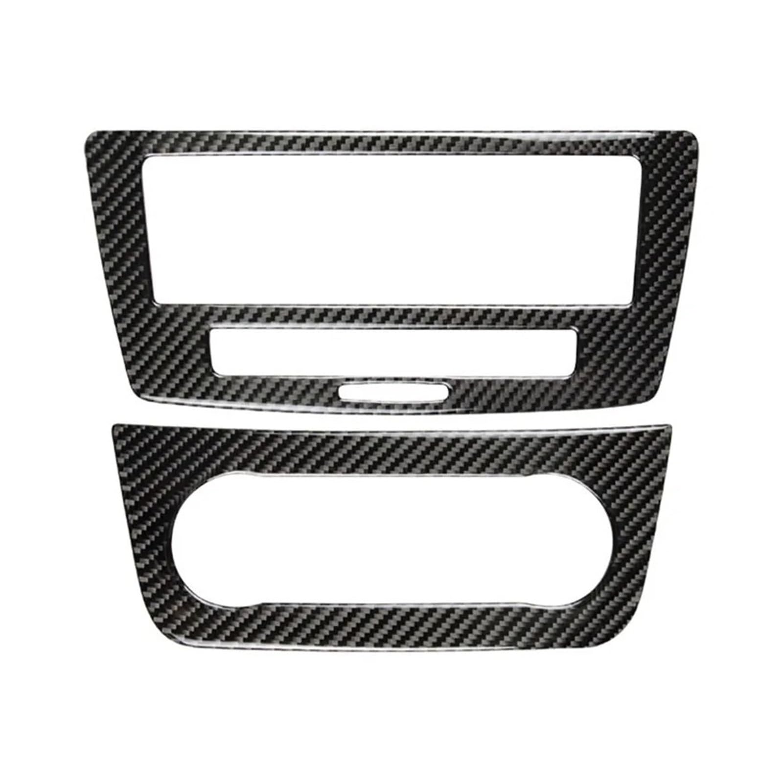 Mittelkonsolen-Abdeckung Für Benz Für GLE W166 2015 2016 2017 2018 2019 Auto Mittelkonsole CD Panel Abdeckung Trim Fit 2Pcs Schwarz Carbon Fiber Armaturenbrett-Abdeckung Mittelkonsolen-Abdeckung Für Benz Für GLE W166 2015 2016 2017 2018 2019 Auto Mittelkonsole CD Panel Abdeckung Trim Fit 2Pcs Schwarz Carbon Fiber Armaturenbrett-Abdeckung von QGBKLZNZHP