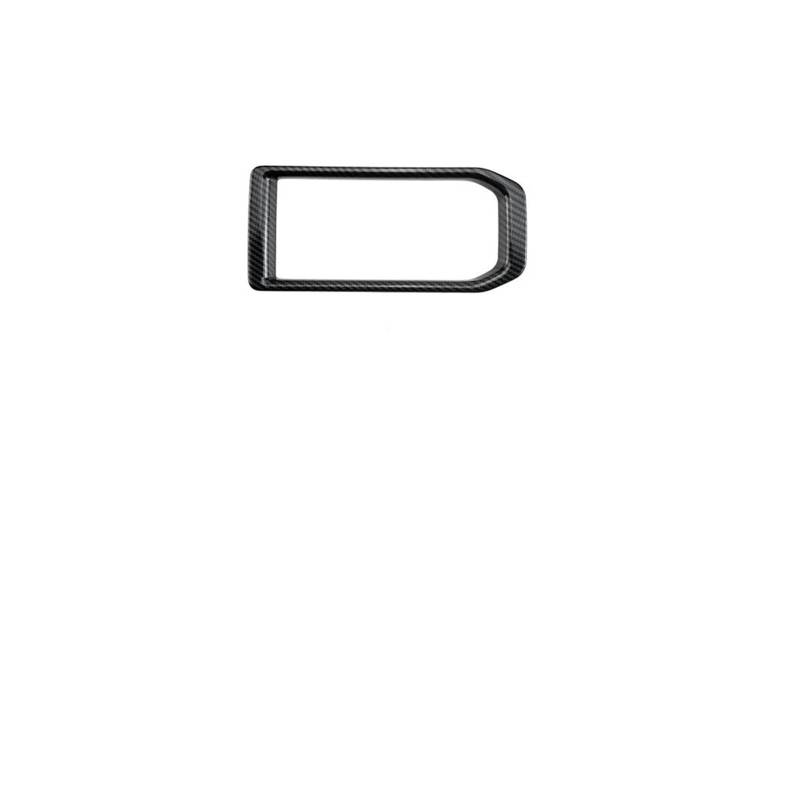 Mittelkonsolen-Abdeckung Für Chevrolet Für Silverado Für GMC Für Sierra 2019-2021 ABS Carbon Fiber Farbe Armlehne Box Trim Cup Holder Cover Armaturenbrett-Abdeckung(Storage Handle Trim) von QGBKLZNZHP
