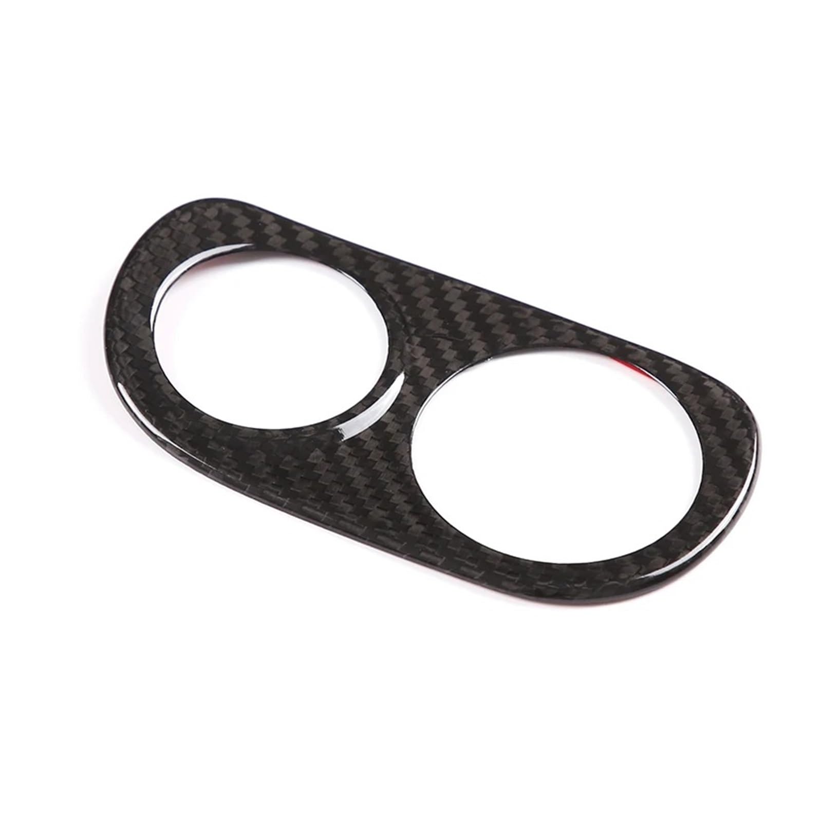 Mittelkonsolen-Abdeckung Für Ferrari 458 2011-2016 Echtkohlefaser Autoscheinwerferschalter Tasten Rahmenabdeckung Verkleidungsaufkleber Autoinnenausstattung Armaturenbrett-Abdeckung(Black) von QGBKLZNZHP