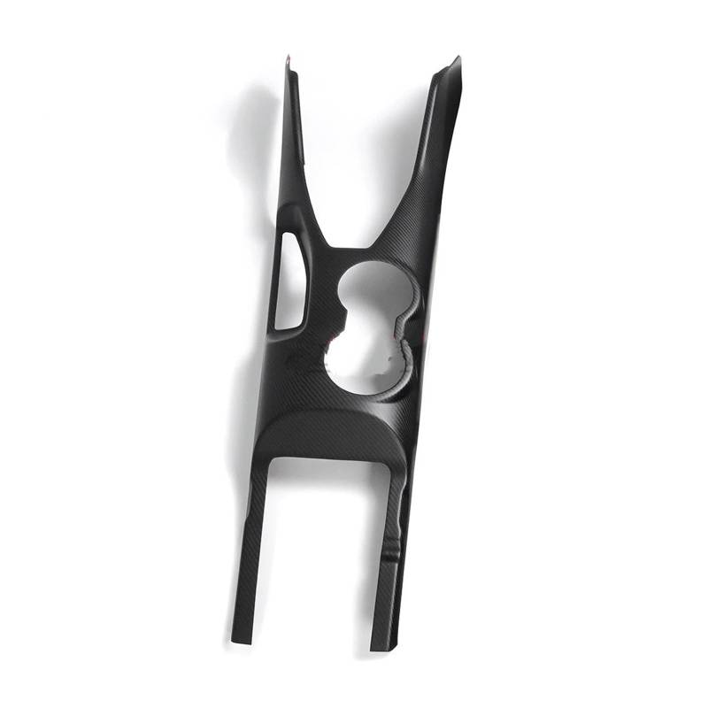 Mittelkonsolen-Abdeckung Für Ford Für Mustang Für Dark Für Horse Für EcoBoost GT S650 2024 2025 Matte Carbon Konsole Wasserbecherhalter Armaturenbrett-Abdeckung(Handbrake Version) von QGBKLZNZHP