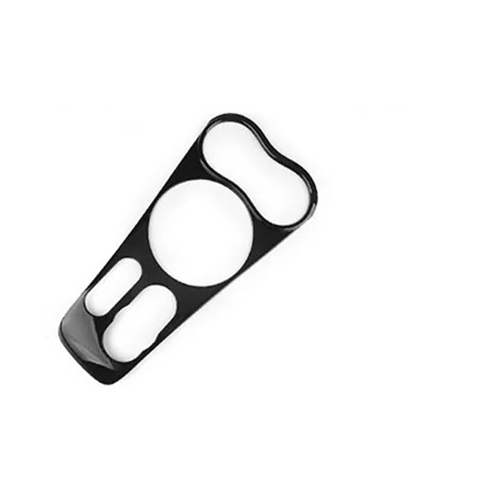 Mittelkonsolen-Abdeckung Für Mini Für Cooper Für Countryman Auto Getriebe Shift Box Panel Mittelkonsole Abdeckung Rahmen Innen Dekoration Zubehör Armaturenbrett-Abdeckung(Black) von QGBKLZNZHP