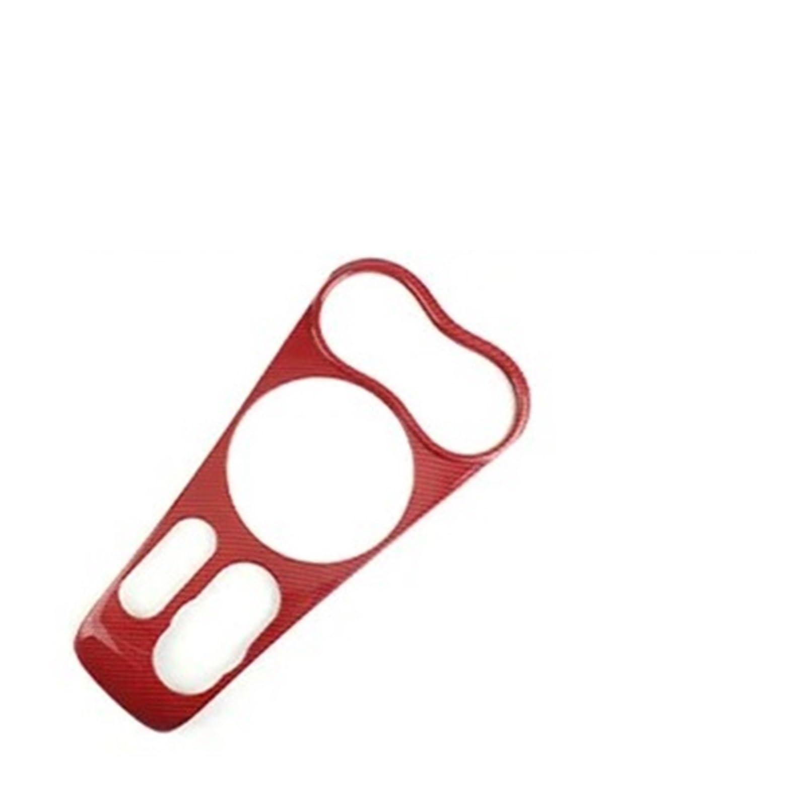 Mittelkonsolen-Abdeckung Für Mini Für Cooper Für Countryman Auto Getriebe Shift Box Panel Mittelkonsole Abdeckung Rahmen Innen Dekoration Zubehör Armaturenbrett-Abdeckung(Carbon Fiber red) von QGBKLZNZHP