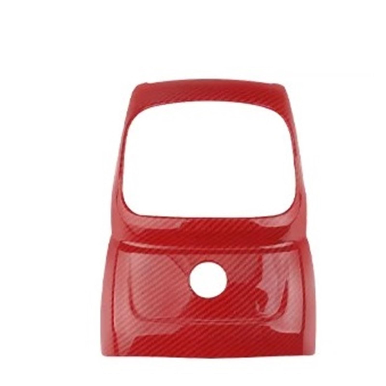 Mittelkonsolen-Abdeckung Für Mini Für Countryman F60 Autoinnenausstattung Dekoratives Zubehör Klimaanlage Entlüftungspanel Aufkleber Dekorative Schale Armaturenbrett-Abdeckung(B-Carbon Fiber red) von QGBKLZNZHP