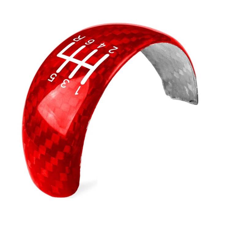 Mittelkonsolen-Abdeckung Für Nissan 370Z Z34 2009-2018 Carbon Fiber Car Center Console Getriebe Schaltknauf Abdeckung Dekorative Trim Armaturenbrett-Abdeckung(Red) von QGBKLZNZHP