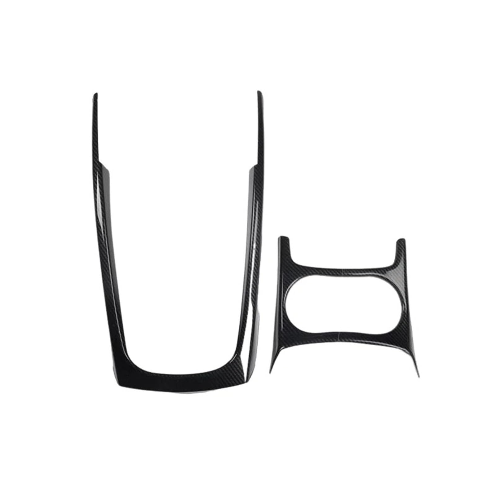 Mittelkonsolen-Abdeckung Für Q5 2010 2011 2012 2013 2014 2015 2016 2017 Kohlefaserfarbe Autokonsole Armlehne Gangschaltung Dekoration Rahmenabdeckung Verkleidung Armaturenbrett-Abdeckung(B) von QGBKLZNZHP