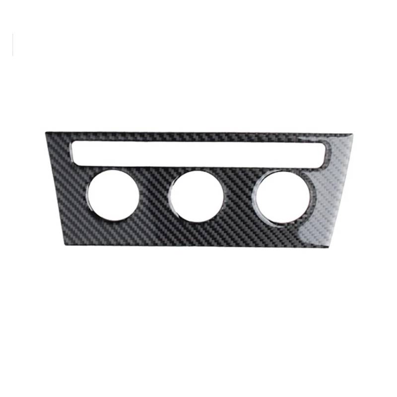 Mittelkonsolen-Abdeckung Für VW Für Golf 7 Mk7 Vii 2013 2014 2015 2016 2017 Carbon Fiber Interior Center Console Klimaanlage Knopf Abdeckung Rahmen Trim Armaturenbrett-Abdeckung(A) von QGBKLZNZHP