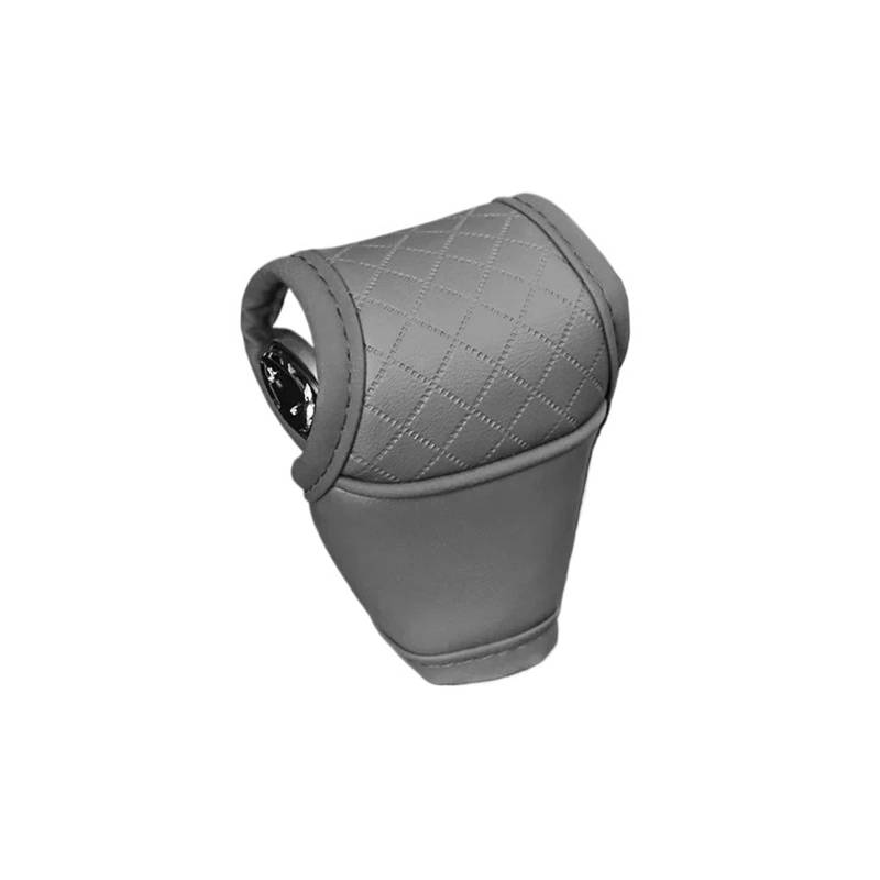 Schaltknauf Schalthebel Auto-Schaltgriffabckung PU-Ler rutschfest Verschleißfest Schaltknauf-KOR Schutzhülle Universelles Auto-Innenzubehör Auto Schaltknauf(B-Gray) von QGBKLZNZHP
