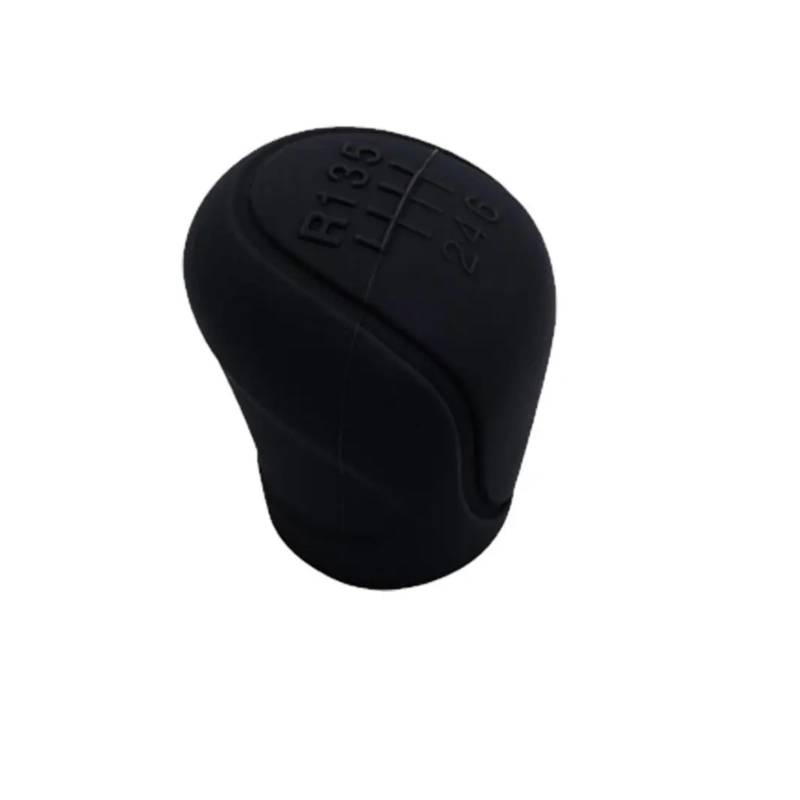 Schaltknauf Schalthebel Auto-Silikon-Schaltknauf-Abdeckung Gangschaltung Rutschfester Griff Schutzabdeckungen Manuelle 5- Und 6-Gang-Autoinnenausstattung Auto Schaltknauf(Black) von QGBKLZNZHP
