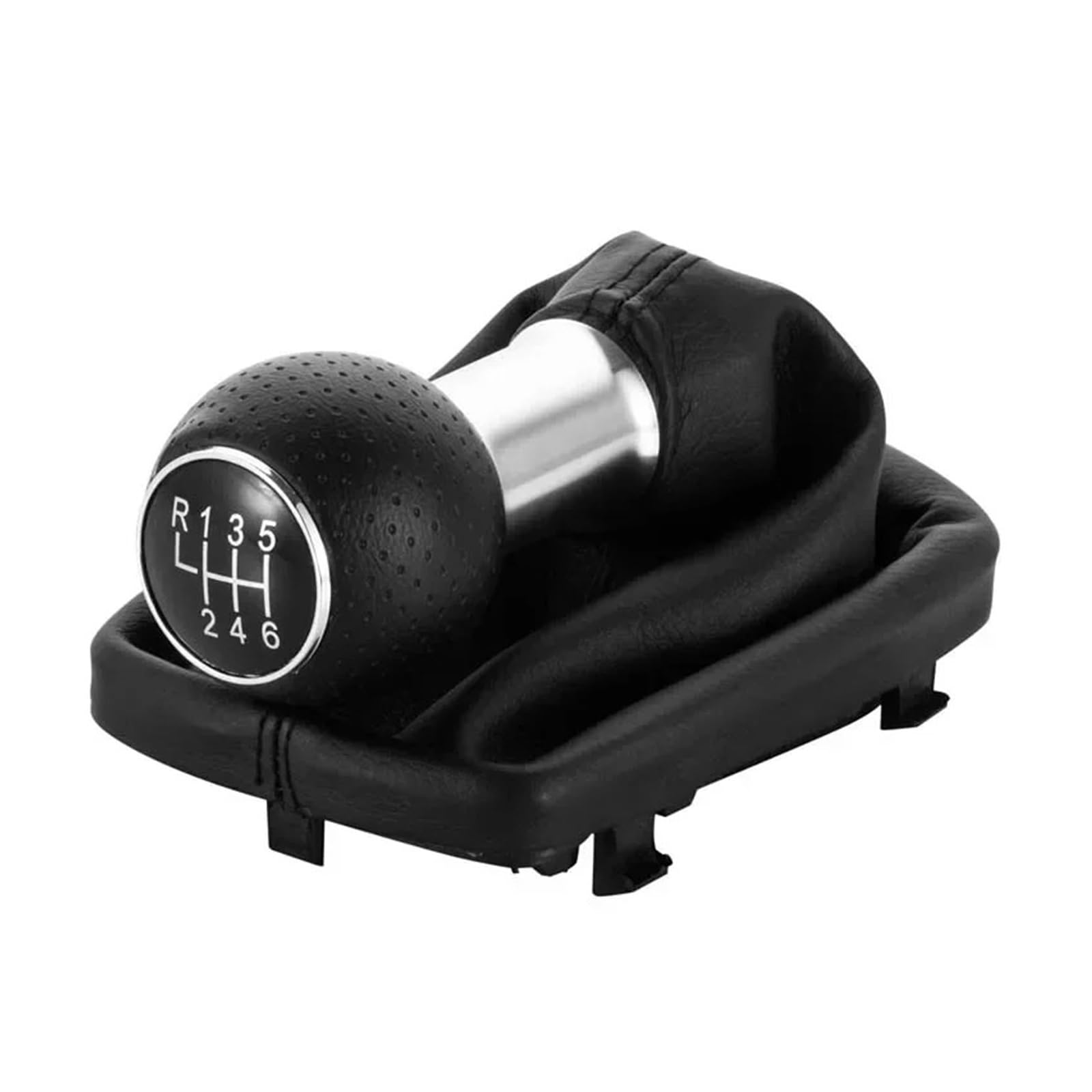 Schaltknauf Schalthebel Für A3 Für S3 2001 2002 2003 Autozubehör 12mm 5/6 Gang Schaltknauf Schalthebel Griff Kopf Gamasche Kofferraumabdeckung Auto Schaltknauf(Black 6speed) von QGBKLZNZHP