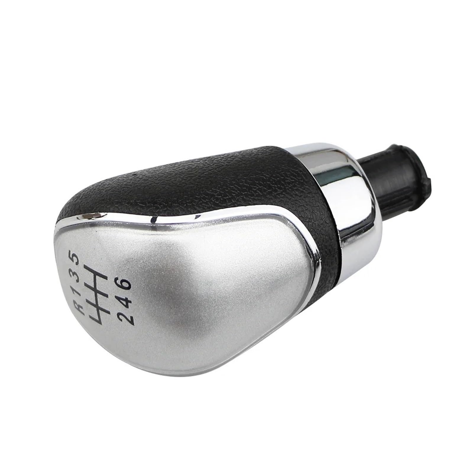 Schaltknauf Schalthebel Für Ford Für Focus 2 Für MK2 2006 2007 2008 2009 2002 2012 2011 5/6 Speed ​​MT Gear Shift Knopf Auto Schaltknauf(6 Speed Sliver) von QGBKLZNZHP