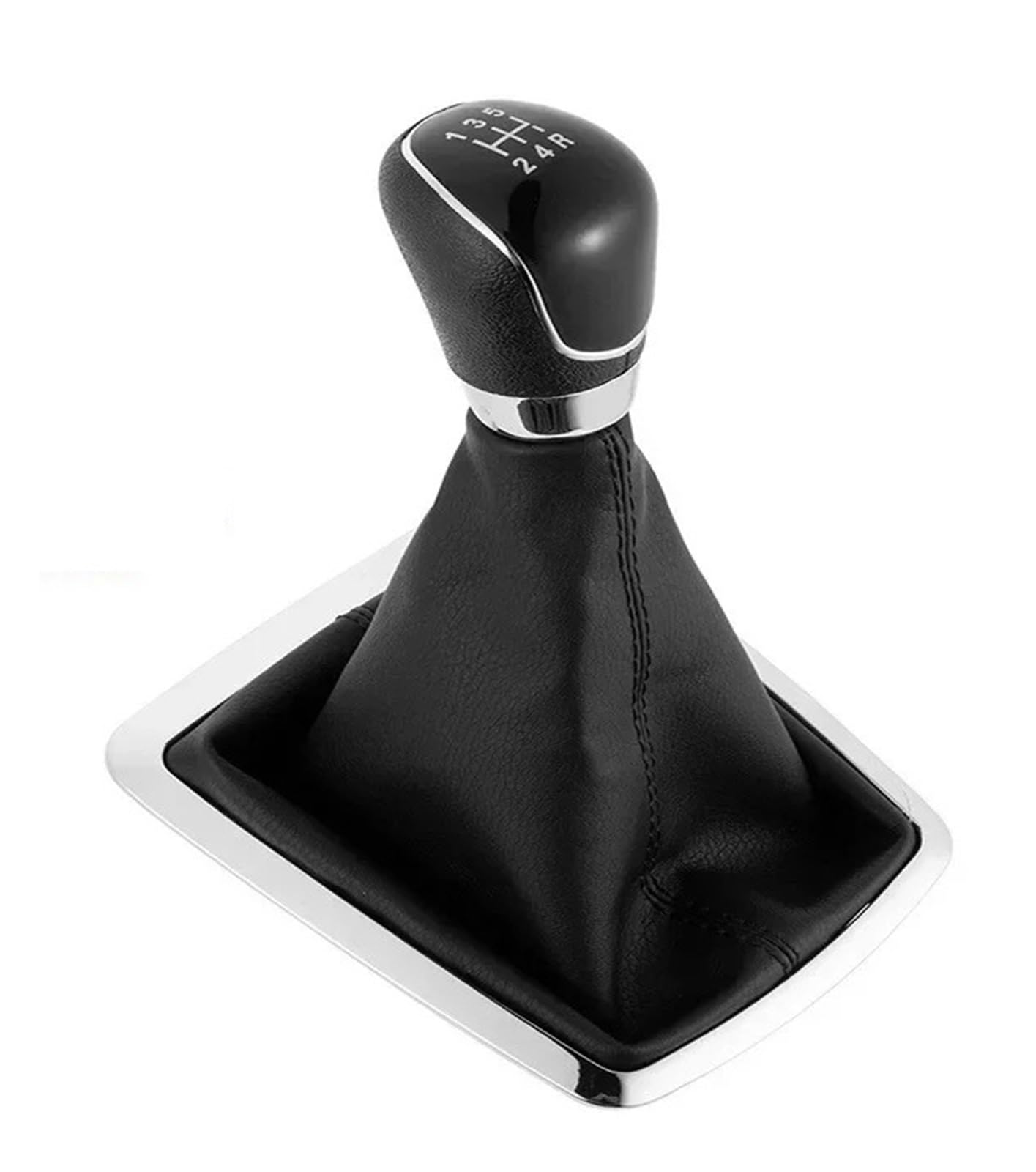 Schaltknauf Schalthebel Für Ford Für Focus 2 Für MK2 FL Für C-Max 2006-2008 2009 2011 2011 Car Gear Shifter Knob Hebel Auto Schaltknauf(Black 5 Speed) von QGBKLZNZHP