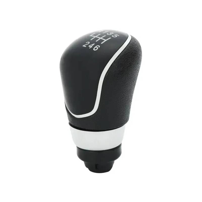 Schaltknauf Schalthebel Für Ford Für MK7 2008-2015 Für Focus Für MK2 FL 2008-2011 Für C-Max 5/6-Gang-Auto-Schaltknauf Stickkopfhebelgriff Autoteile Auto Schaltknauf(Black 6Speed) von QGBKLZNZHP