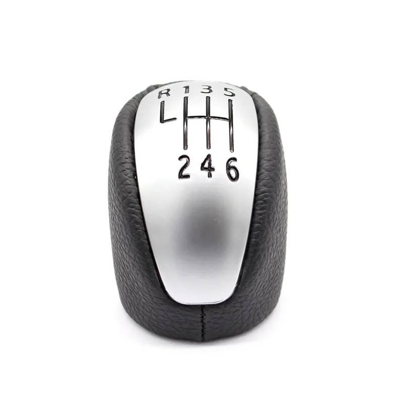 Schaltknauf Schalthebel Für Laguna Für MK3 2007 2008 2009 2010 2011 2012 2013 2014 PU 6 Gang Schaltknauf Leder Hebel Shifter Hand Ball Auto Schaltknauf von QGBKLZNZHP