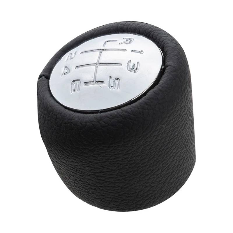 Schaltknauf Schalthebel Für Laguna II 2 Für Mk2 2001-2004 2005 2006 2007 Auto Leder Schaltknauf Hebel Stick Handballkopf 6 Gang Chromkappe Schwarzer Charakter Auto Schaltknauf von QGBKLZNZHP