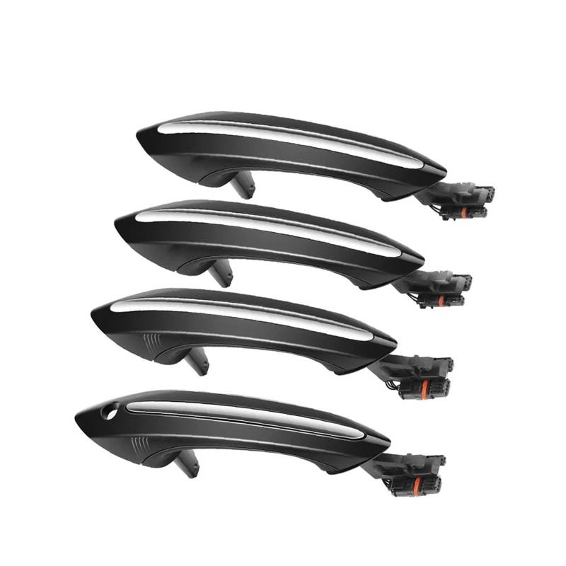 Türgriff Für Außen Fahrerseite Für 5 6 7 Serie F07 F10 F11 F06 F12 F13 F01 F02 4X Schwarz Außerhalb Außentür Griff Set 51217231931 51217231934 Fahrertür Außentürgriff(Black) von QGBKLZNZHP